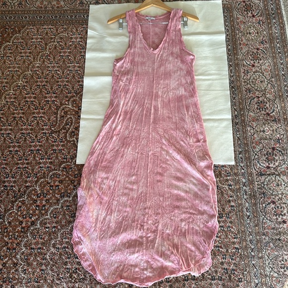 Pink CLOUD TIE DYE REVERIE MIDI DRESS Size Small - Picture 10 of 10